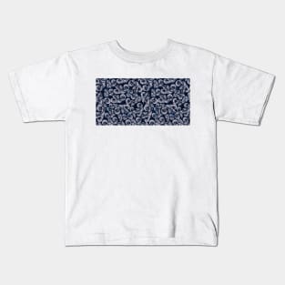 Floral Glitter Pattern Kids T-Shirt